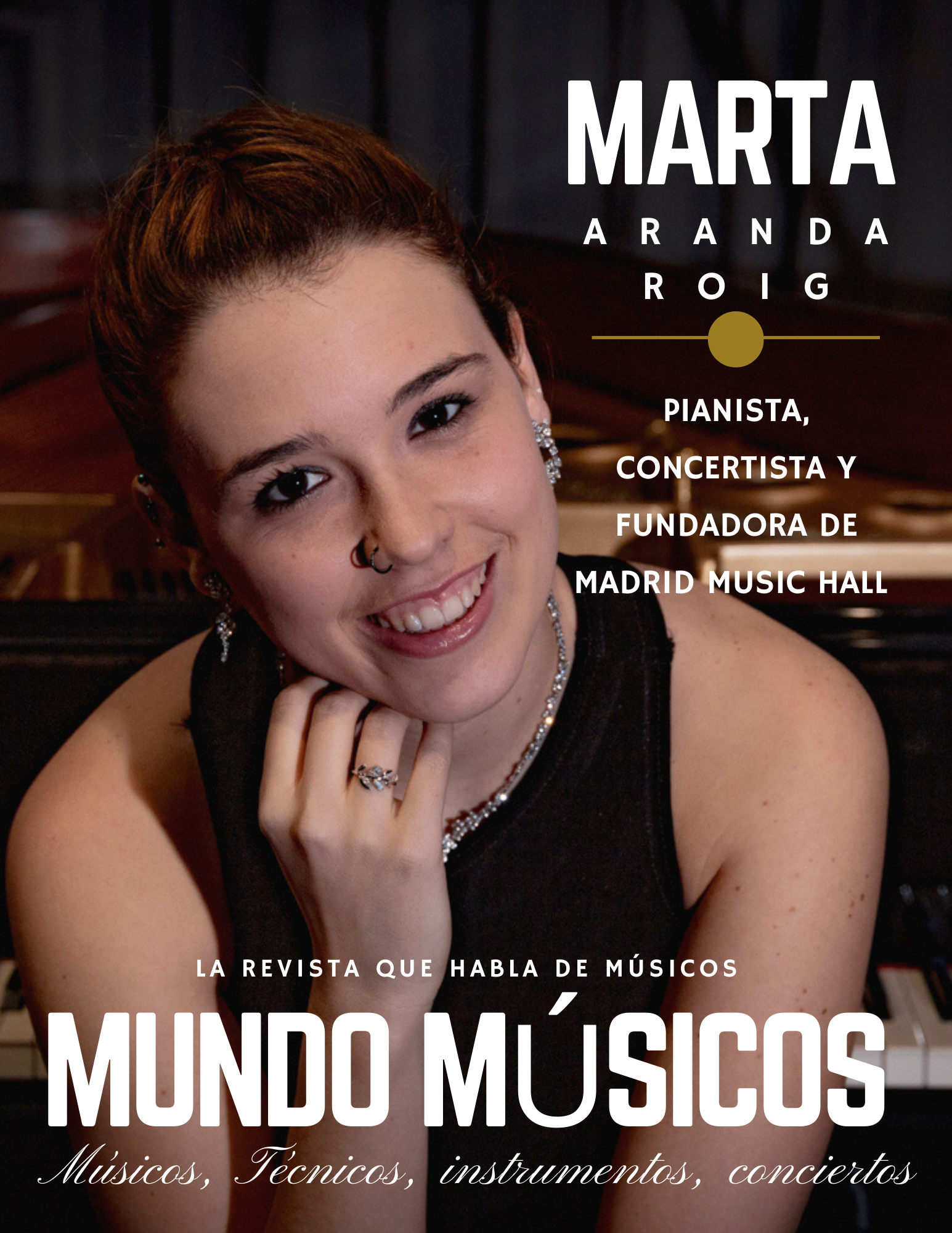 Marta Aranda, pianista, concertista y fundadora de Madrid Music Hall