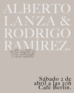 Alberto lanza y Rodrigo Ramirez en concierto