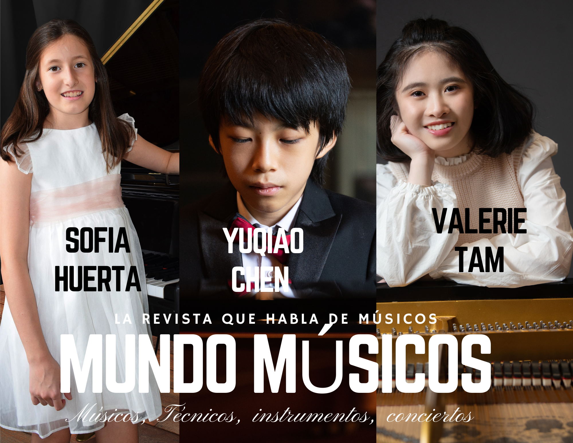 Entrevistamos a Sofia Huerta,Valerie Tam y Yuqiao Chen jóvenes talentos musicales, Jóvenes intérpretes ganadores de WPTA SPAIN 2022